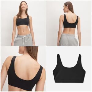 NWT Everlane Women's S The Perform Sports Bra Black